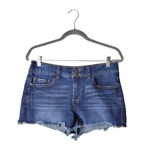 Mudd Dark Wash FLX Stretch Denim Shorts